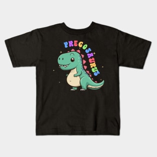 Pregnancy Announcement Funny Pregosaurus Gift For Men Women Kids T-Shirt